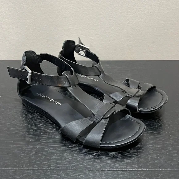 Franco Sarto Gracy Leather Sandals - Picture 1 of 8